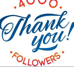 4,000 Followers!!